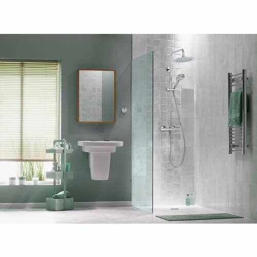 Comfort Line - UP! - Sanitair - Urban douchesysteem met thermostaat, hoofddouche en handdouche chroom