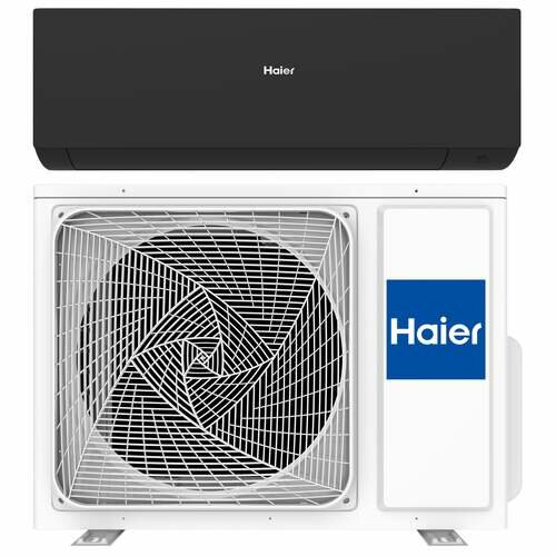 Airco sets - Haier - Expert mat zwart binnen + buitenunit 5,0 kW R32 (incl. IR afstandsbediening en Wifi)
