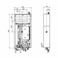 Split Lucht/water warmtepomp - Daikin - Binnendeel Altherma Hybride -5kW 